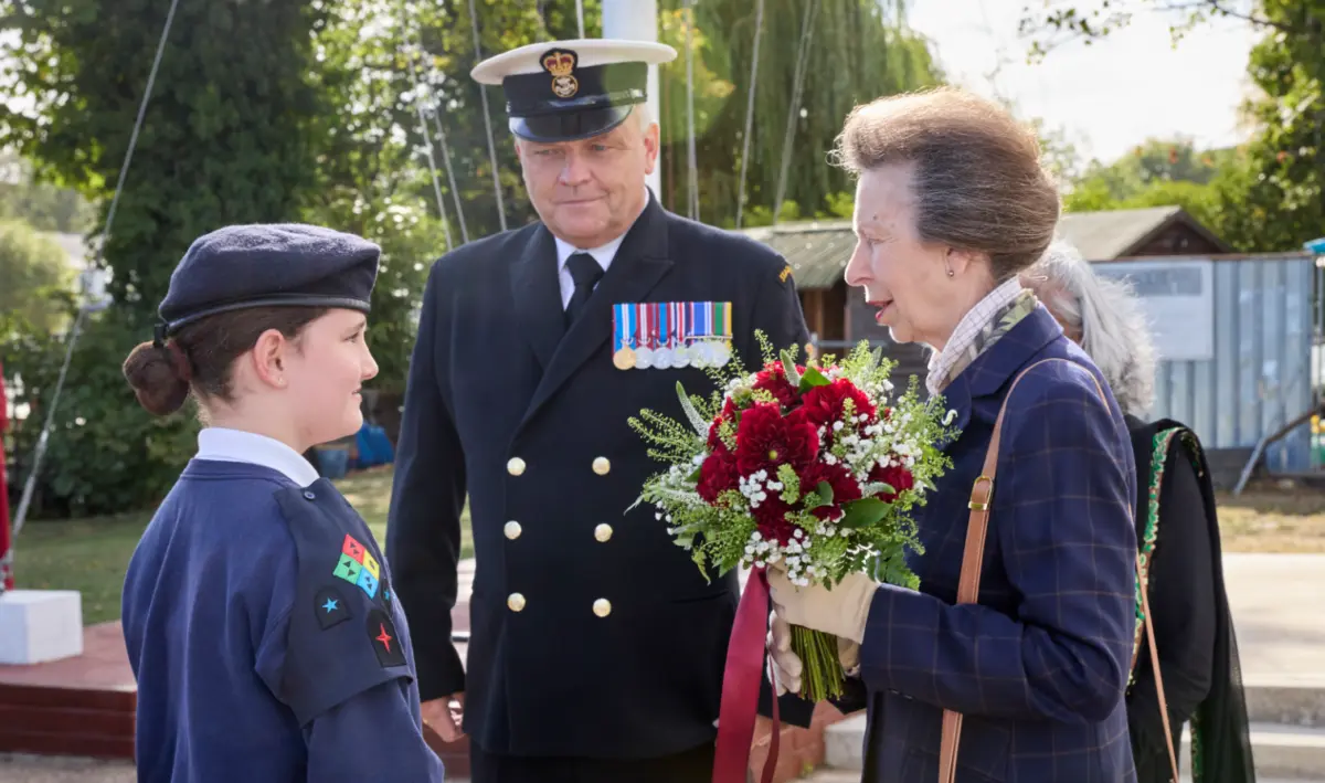 Princess Anne Officially Opens New Sunbury and Walton Sea Cadets Headquarters After 13-Year Campaign
