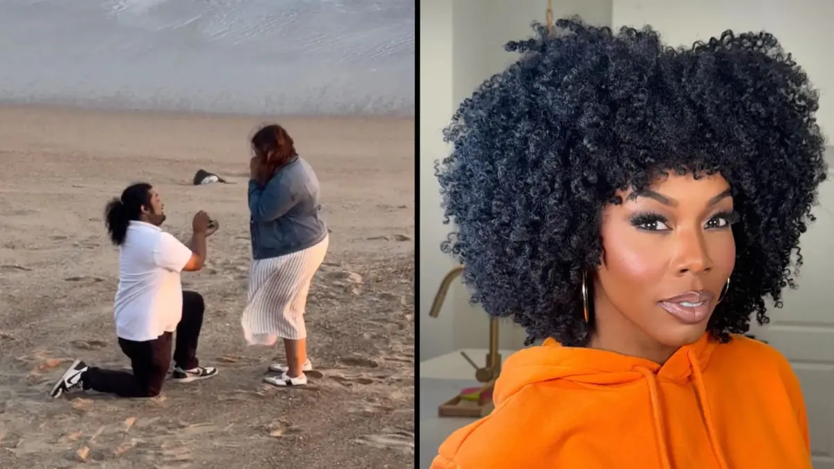 Viral couple responds after actress secretly records them getting engaged – Dexerto